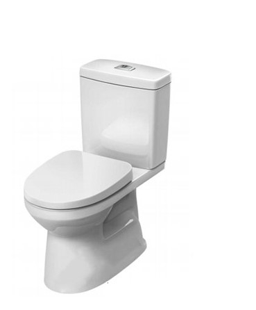 Bồn cầu Inax C-504VAN 2 khối xả nhấn- Nắp đóng êm ái