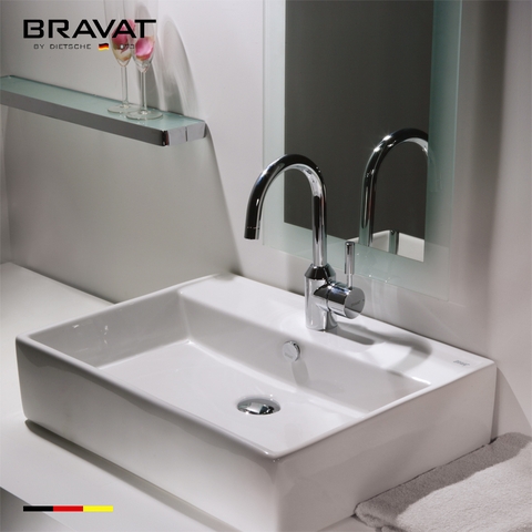 Chậu lavabo Bravat C22137W-1-ENG
