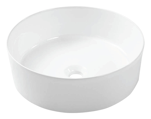 Chậu rửa lavabo Bravat C22284W-ENG tròn đặt bàn