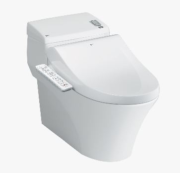 Bàn cầu kết hợp nắp rửa điện tử Inax AC-1008R+CW-H18VN