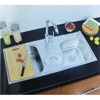 Chậu rửa bát DaeLim 10048A (inox 304)