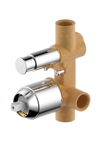 Bộ thân máy trộn Shower tích hợp Bravat D9100CP-ENG