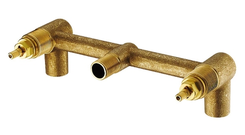 Bộ thân máy trộn bồn chứa hai tay cầm Bravat D970C-ENG