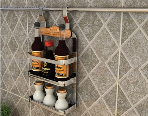 Giá treo ngoài gia vị 3 tầng EUROGOLD EV38