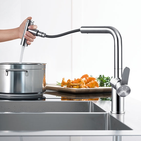 Vòi rửa bát nóng lạnh Geler GL 3065