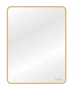 Gương khung viền vàng RA-6080V