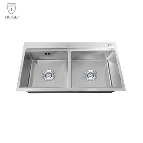 CHẬU RỬA BÁT 2 HỐ CÂN PLUS (H-P200A3)