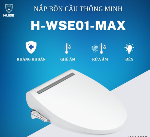 Nắp rửa điện tử Huge H-WSE01- Max