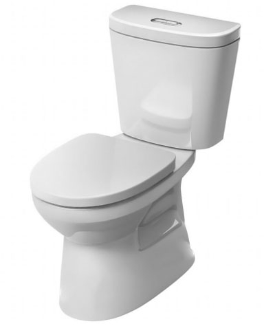 Bồn cầu Inax C-306VAN 2 khối xả nhấn (Nắp êm)