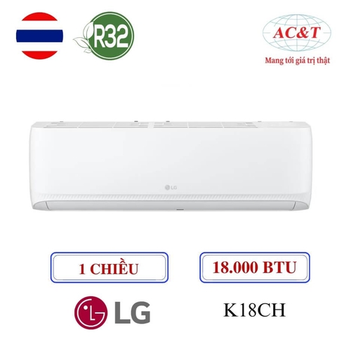 Điều hòa LG DUALCOOL™Không Inverter 1 chiều 18.000 BTU (2HP)|K18CH