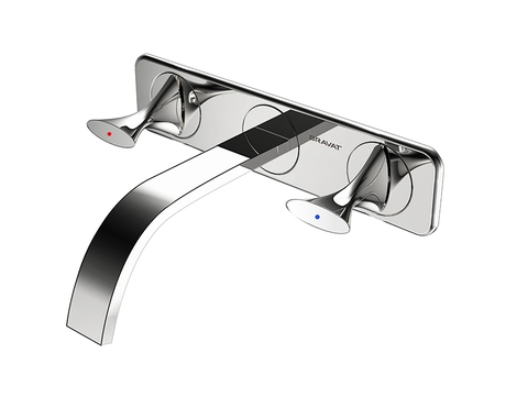 Vòi chậu lavabo âm tường cao cấp Bravat P69186C-ENG