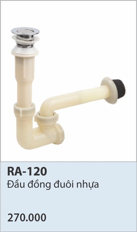 Xi phông đầu đồng đuôi nhựa RA-120