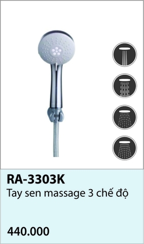 Tay sen masage 3 chế độ RA-3303K