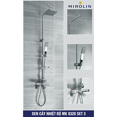 Sen cây nhiệt độ Mirolin MK8320 SET 3