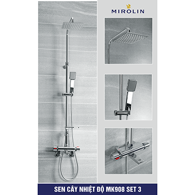 Sen cây nhiệt độ Mirolin MK908 SET 3