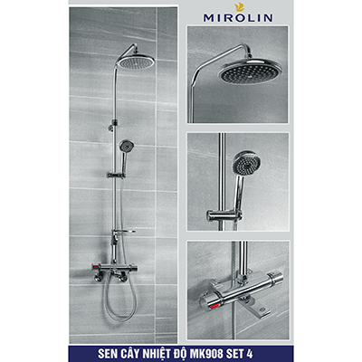 Sen cây nhiệt độ Mirolin MK908 SET 4