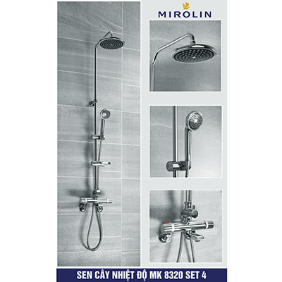 Sen cây nhiệt độ Mirolin MK8320 SET 4