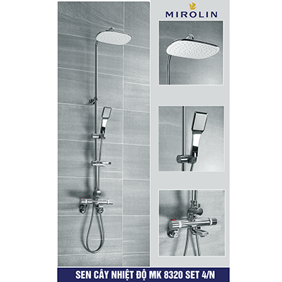 Sen cây nhiệt độ Mirolin MK8320 SET 4/N