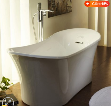 Bồn tắm đặt sàn cao cấp Bravat B25733TW-5