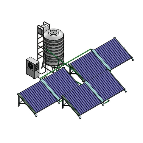 Thái Dương Năng dàn tổng 120 ống chân không 2000 lít