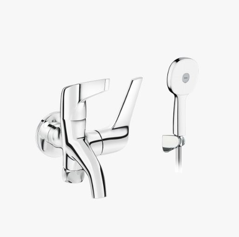 Vòi Sen Lạnh Inax BFV-17-8C Tay Sen Tăng Áp Mạ Crom