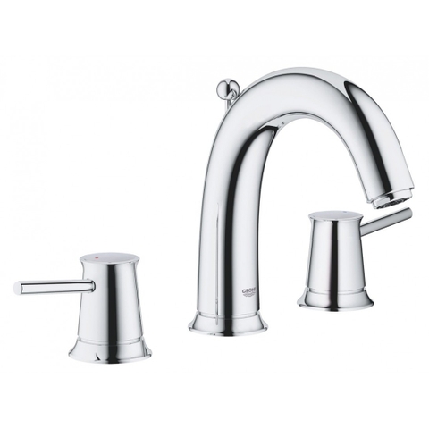 Vòi Chậu Rửa Mặt Grohe 20470000 Nóng Lạnh BauClassic 3 lỗ