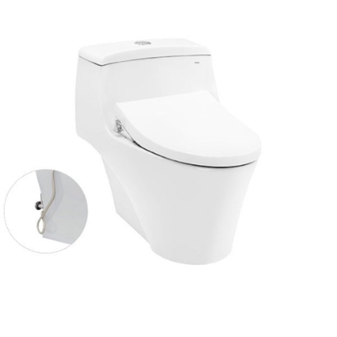 Bàn Cầu Một Khối TOTO MS823DRE4 Kèm Nắp Cơ Ecowasher TCW1211A