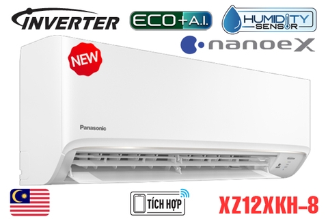 Điều hòa Panasonic 2 chiều Inverter 11900 BTU CU/CS-XZ12XKH-8