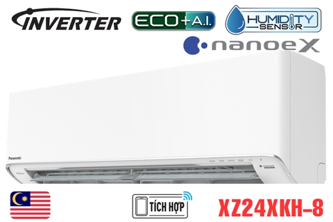 Điều hòa Panasonic 2 chiều Inverter 20.800 BTU CU/CS-XZ24XKH-8