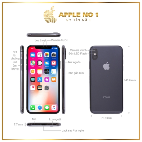 Điện thoại iPhone X 256GB