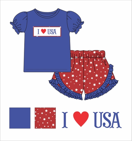 Girl smocked set for Halloween R50