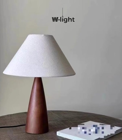 Đèn Bàn Thân Gỗ Phong Cách Hiện Đại