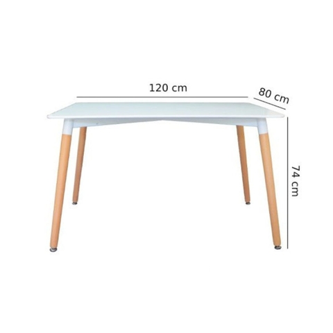 Bàn Chữ Nhật Cafe Nhiều Kích Thước An Furniture