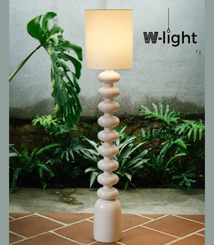 Đèn Cây Wabi Sabi Màu Trắng Trang Trí Phòng Khách - An Furniture