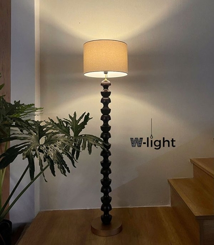 Đèn Sàn Dáng Đứng họa tiết kim bảo Phong Cách Bắc Âu