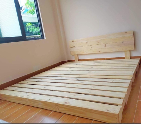 Giường Khối Classic gỗ thông nhập khẩu - Tối Ưu Hoá Không Gian