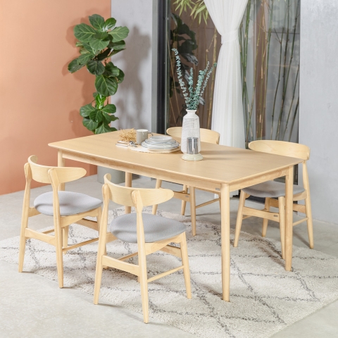 Bộ Bàn Ăn Nice Màu Gỗ