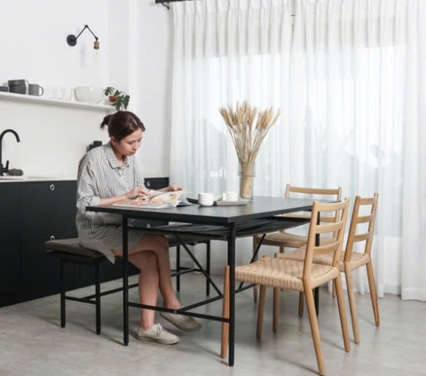 Bộ bàn ăn SAGO-MEI: Tinh tế, sang trọng, bền bỉ nhà An Furniture