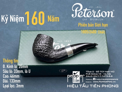 Peterson Sandblasted 160 Years Anniversary Limited Edition 1805/2400