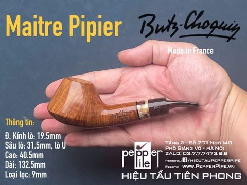 Butz Choquin Maitre Pipier With Tamper