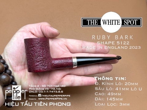 Dunhill Ruby Bark Model - Shape 5122 - Made in England 2023