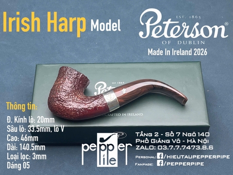 Peterson Irish Harp Sandblasted Shape 05