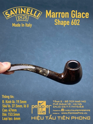 Savinelli Marron Glace Shape 602