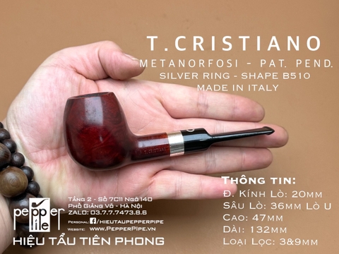 T. Cristiano Metamorfosi - Silver Ring - Shape B510 - Made in Italy