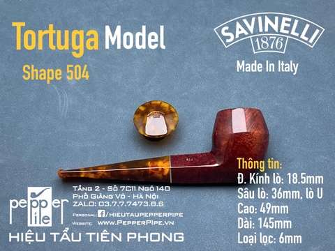 Savinelli Alligator Smooth Shape 504