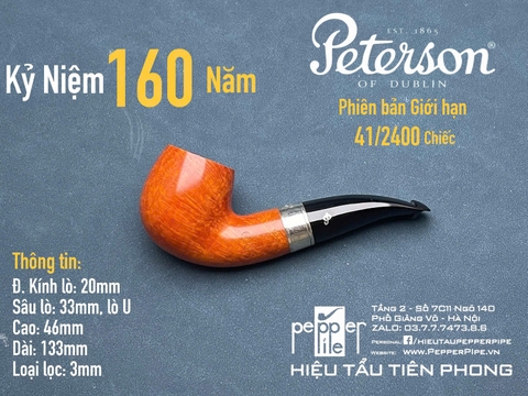 Peterson Smooth Natural 160 Years Anniversary Limited Edition 41/2400