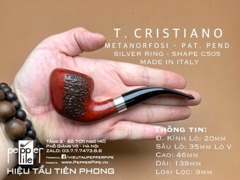 T. Cristiano Metamorfosi - Silver Ring - Shape C505 - Made in Italy