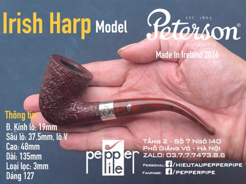 Peterson Irish Harp Sandblasted Shape 127