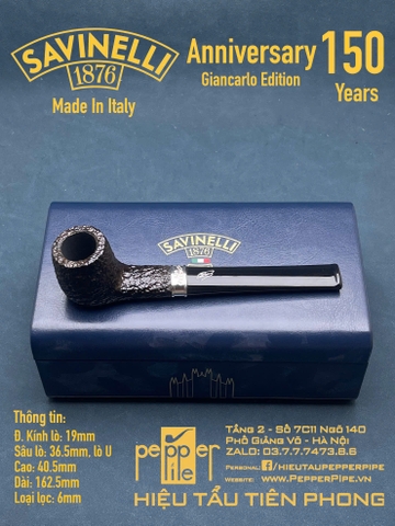 Savinelli Anniversary 150 Years Giancarlo Edition