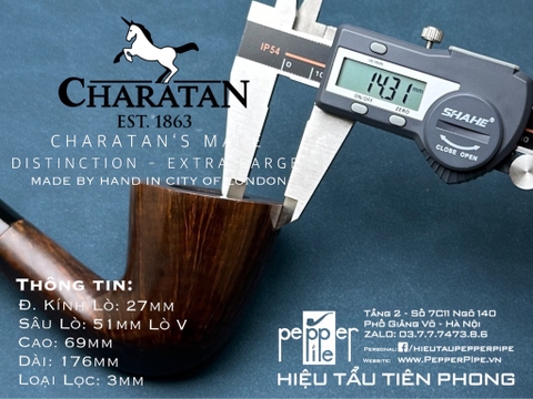 Charatan Distinction - Extra Large - Made by hand in City of London